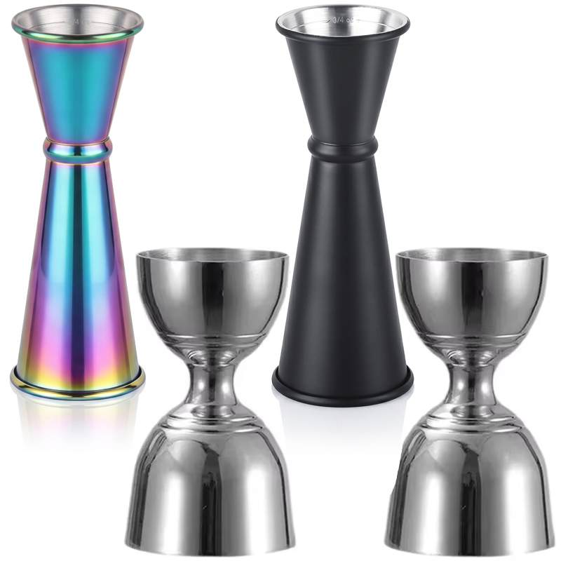 Spirit Measure Jigger - 30/60ml Cocktail Bar Stainless Steel Jigger