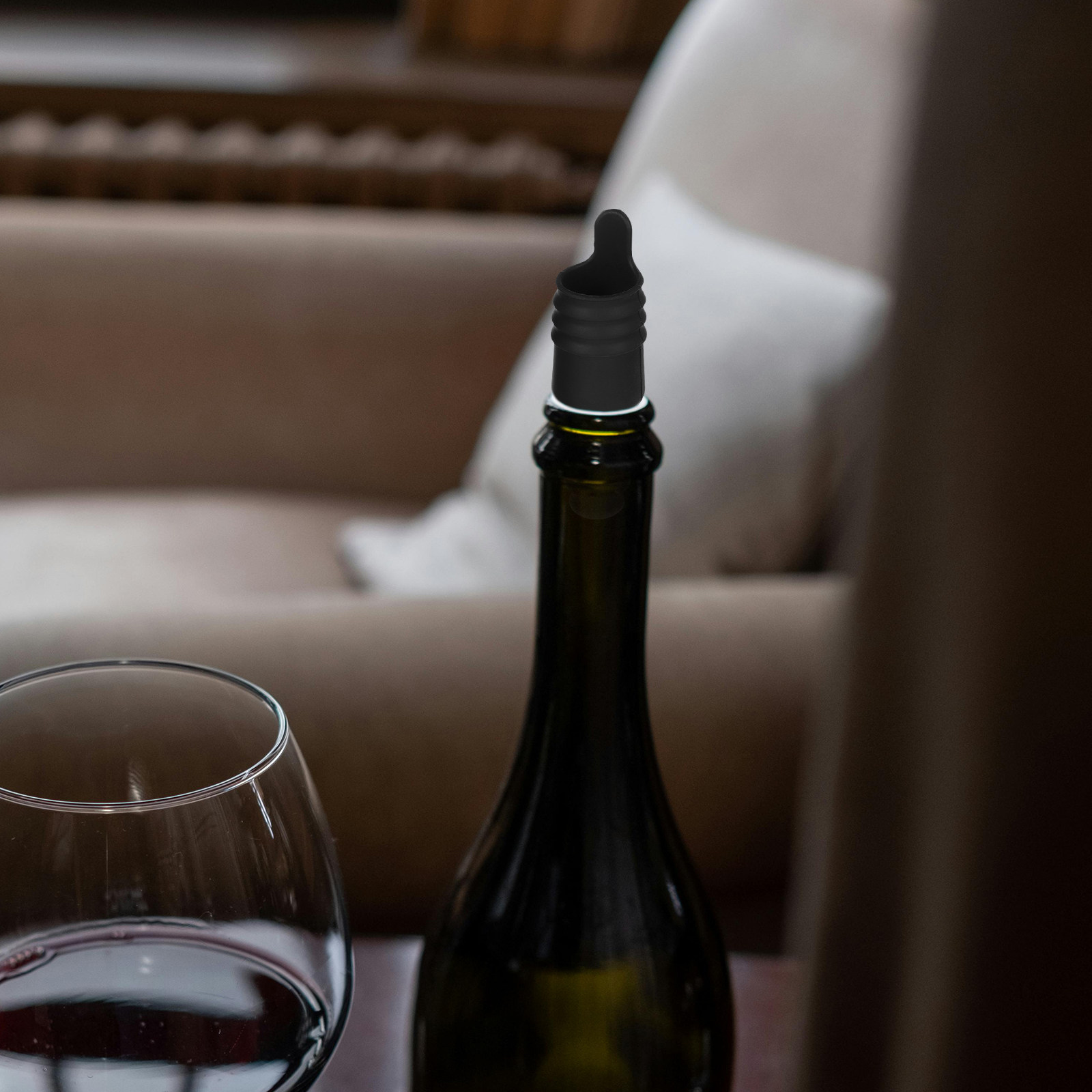 Wine Stopper Vacuum - 4Pcs Silicone Wine Bottle Stoppers Leak