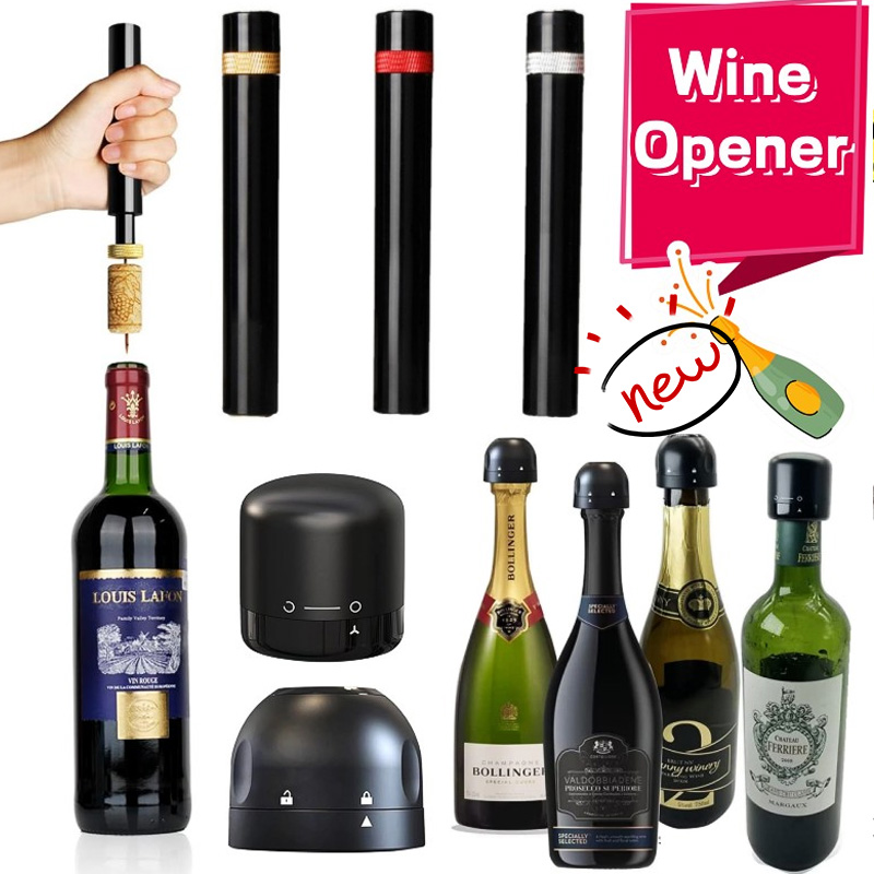Wine Stopper Vacuum - Portable Air Pump Wine Bottle Opener