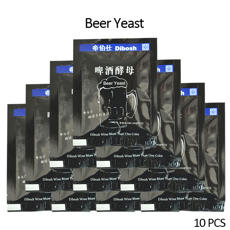 Wine Beer Yeast - 10pcs Aluminum Bags for Packaging 5g