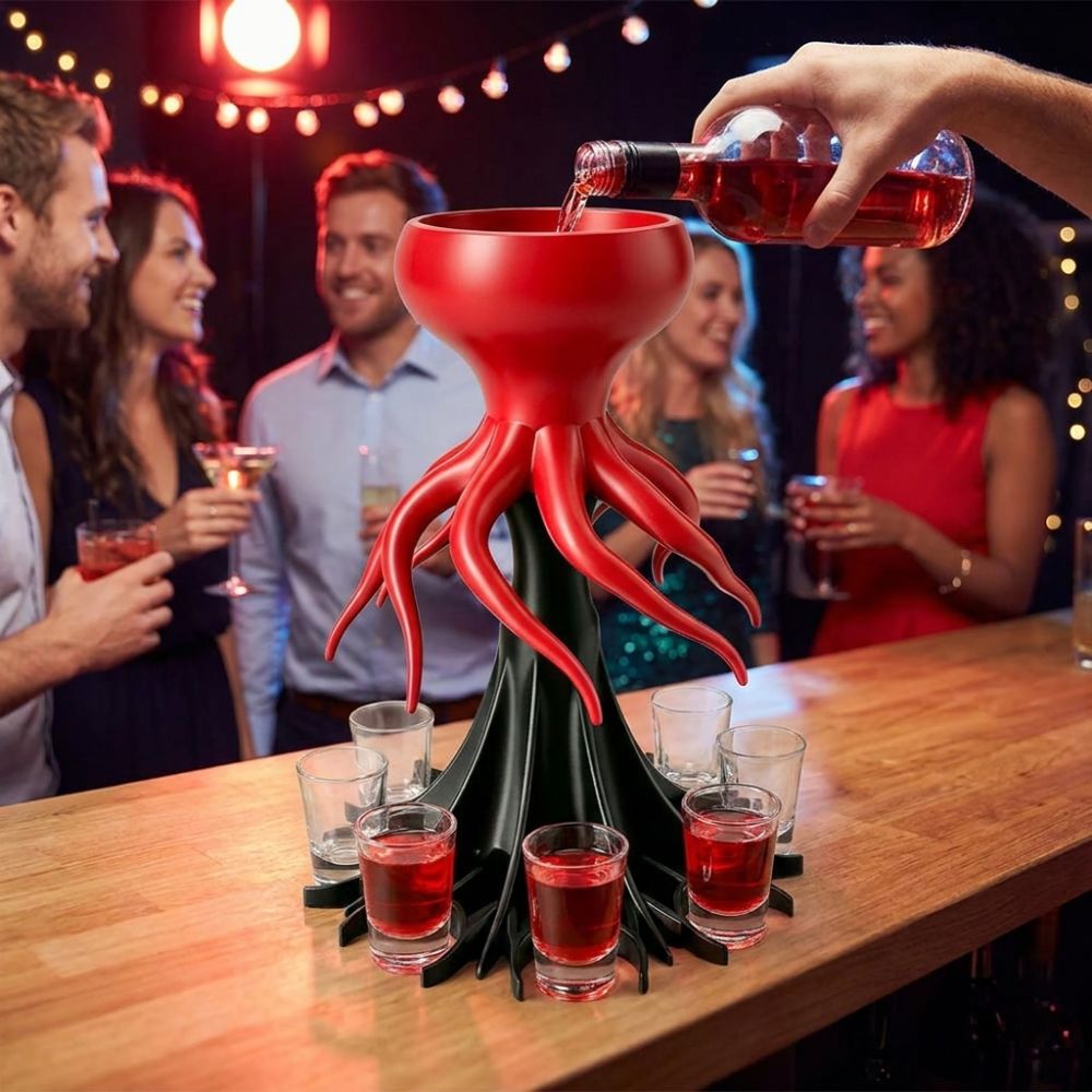 Wine To Beer To Liquor - 8 Holes 3D Printing Wine Distributor