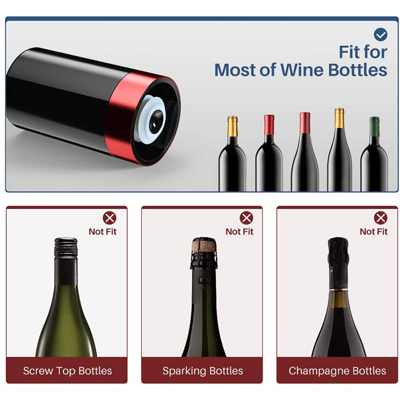 Wine Stopper Vacuum Electric W - Bottle Stopper Set ulasan dan harga