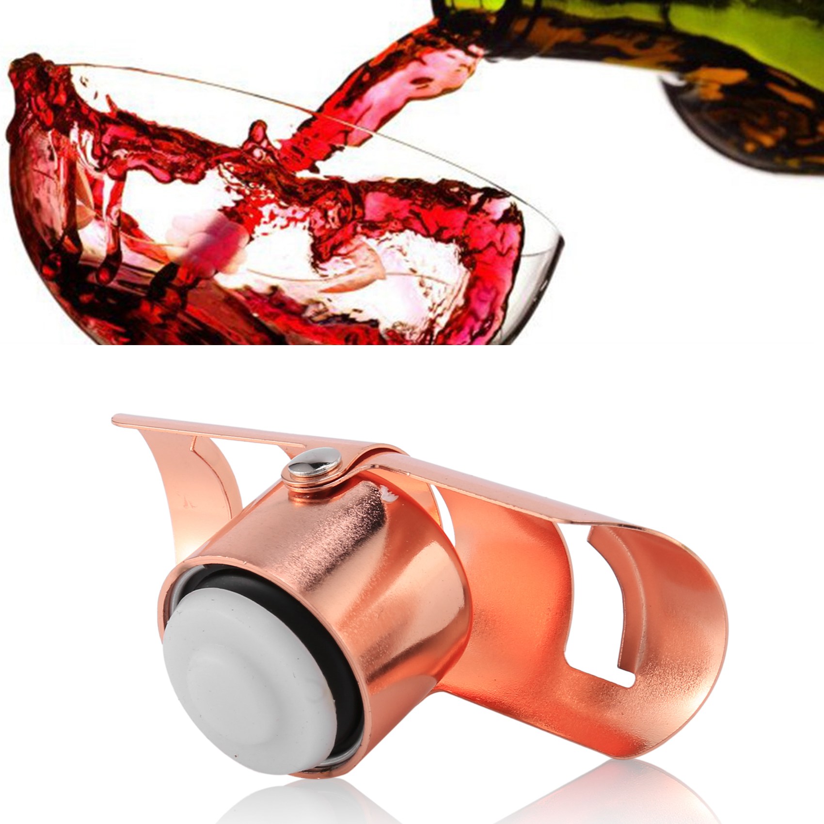 A56P-Champagne Bottle Stopper  - Wine Stopper Vacuum ulasan dan harga