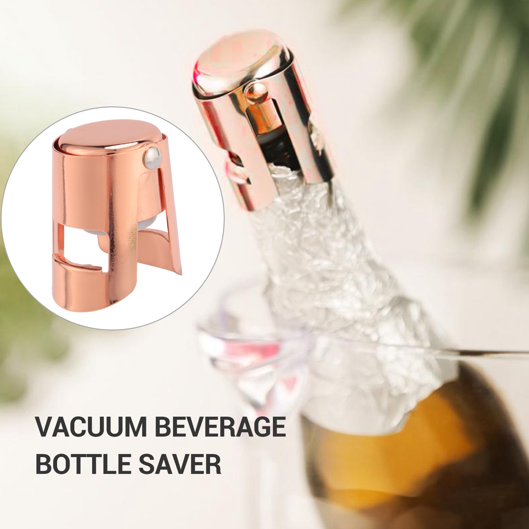 A56P-Champagne Bottle Stopper  - Wine Stopper Vacuum ulasan dan harga
