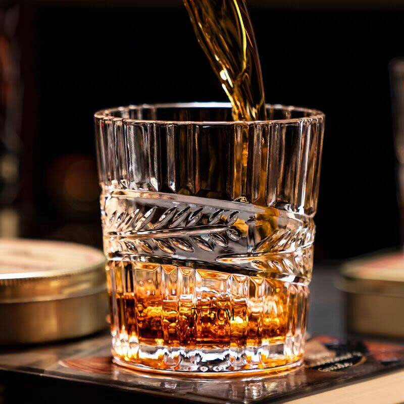 Embossed Whiskey Glass High-Qu - Wine Beer And Spirit ulasan dan harga