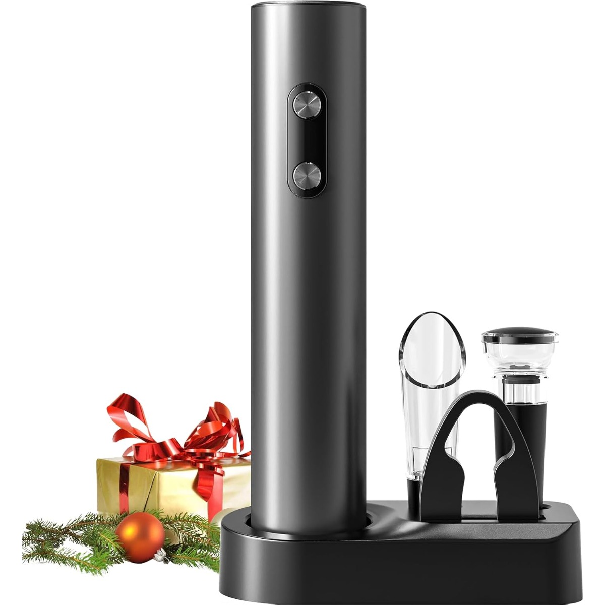 Electric Wine Opener Set Elect - Bottle Stopper Set ulasan dan harga