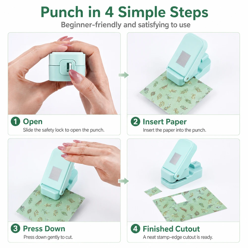 Postage Stamp Edge Paper Punch - Cocktail Shaker Set ulasan dan harga