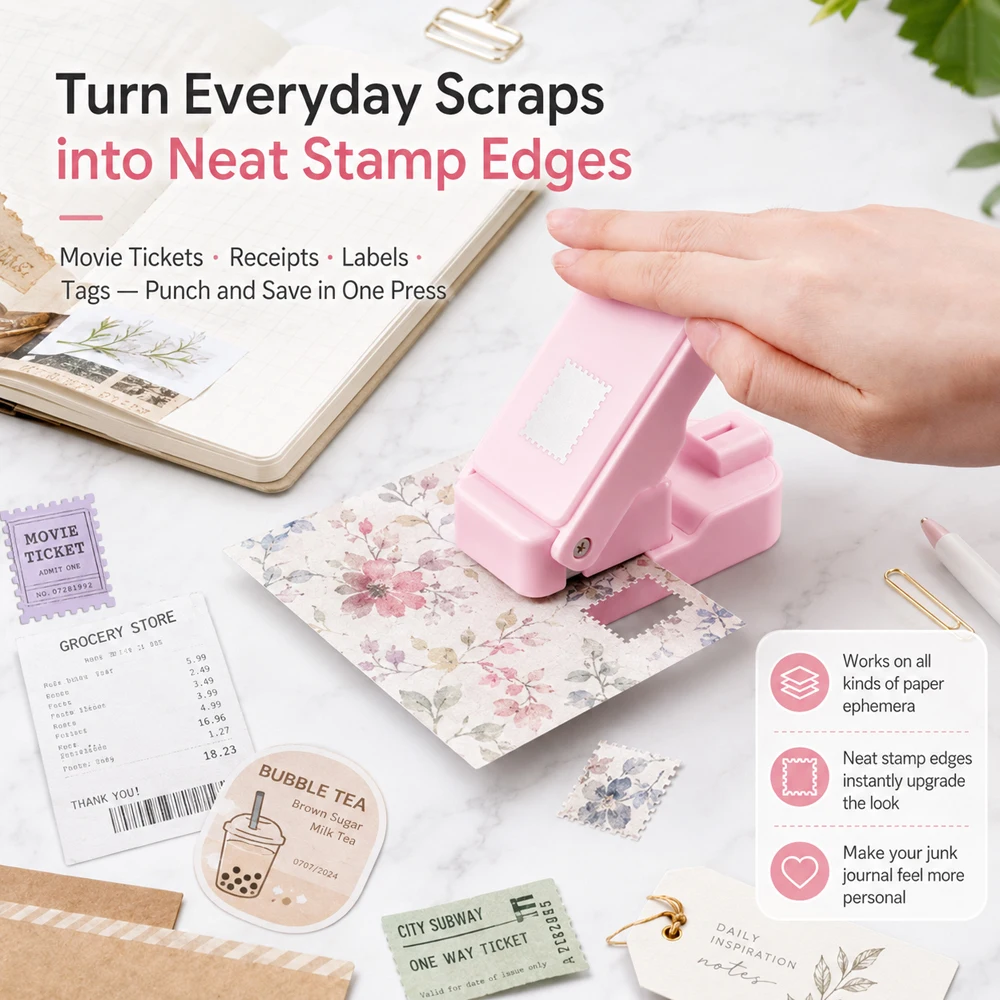 Postage Stamp Edge Paper Punch - Cocktail Shaker Set ulasan dan harga