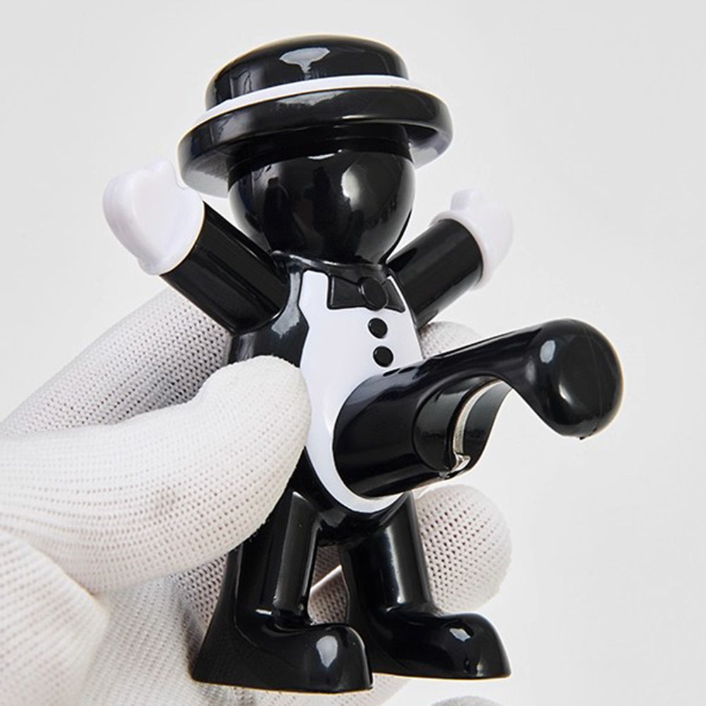 Black Cool Man Bottle Opener E - Wine In Beer Bottle ulasan dan harga