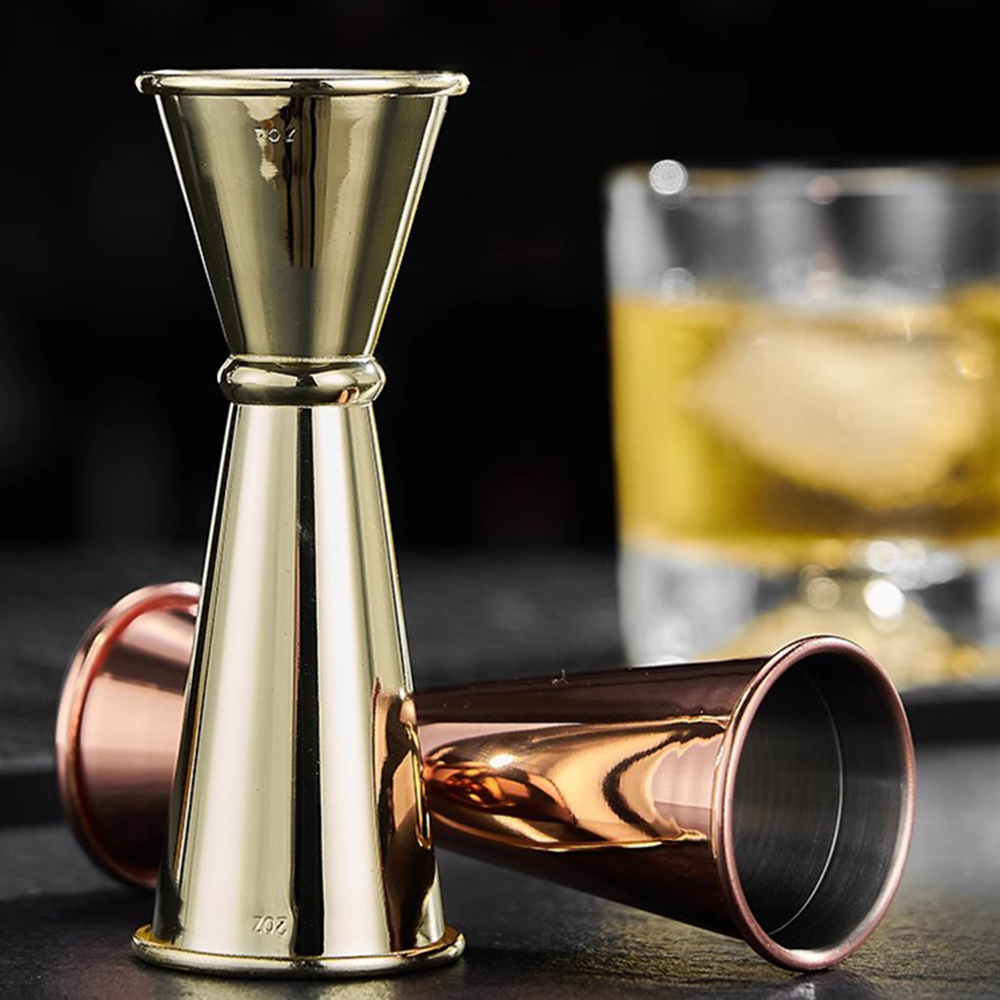 New Dual Shot Stainless Steel  - Spirit Measure Jigger ulasan dan harga