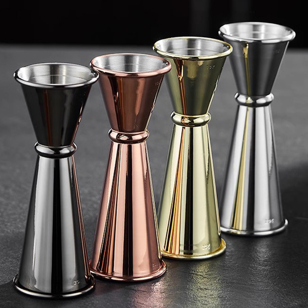 New Dual Shot Stainless Steel  - Spirit Measure Jigger ulasan dan harga
