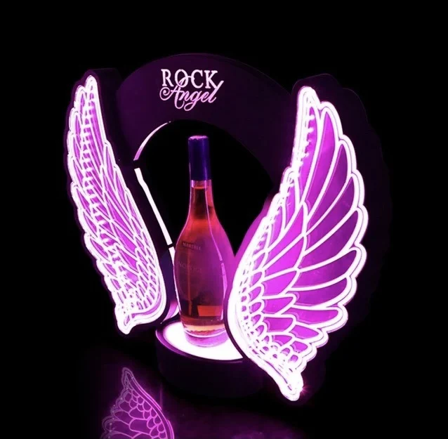 Rechargeable LED Flashing Ange - Wine In Beer Bottle ulasan dan harga