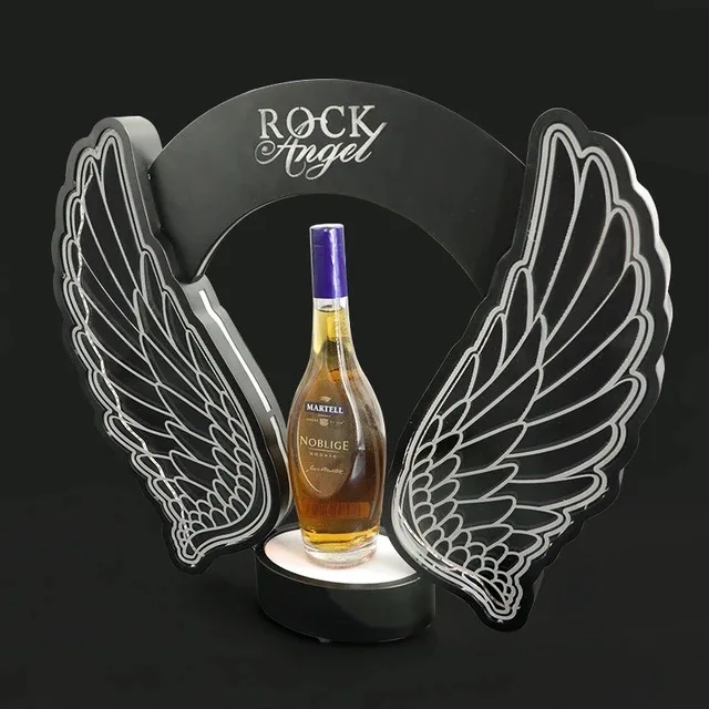 Rechargeable LED Flashing Ange - Wine In Beer Bottle ulasan dan harga