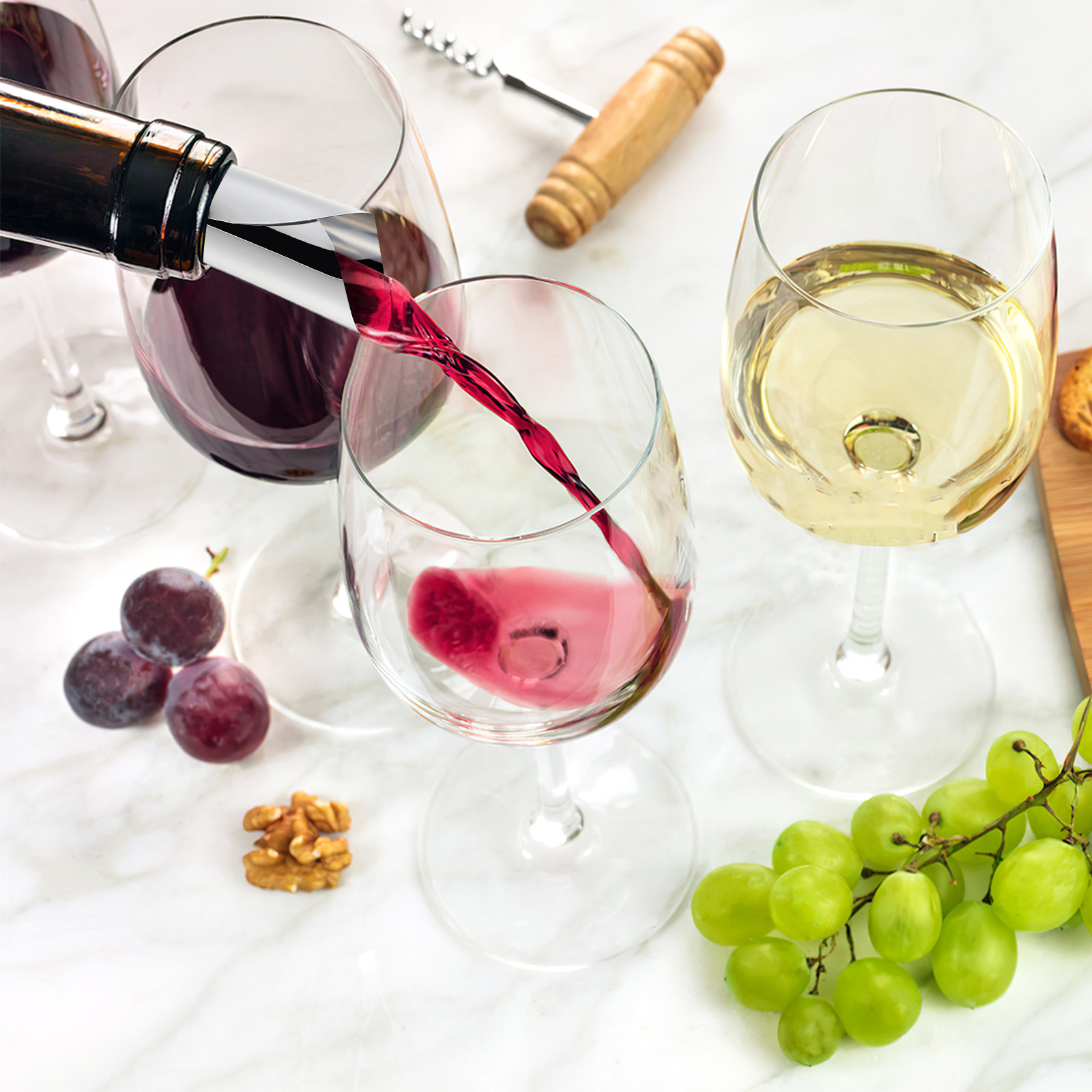 60Pcs Compact Wine Pourer Tool - Wine To Beer To Liquor ulasan dan harga