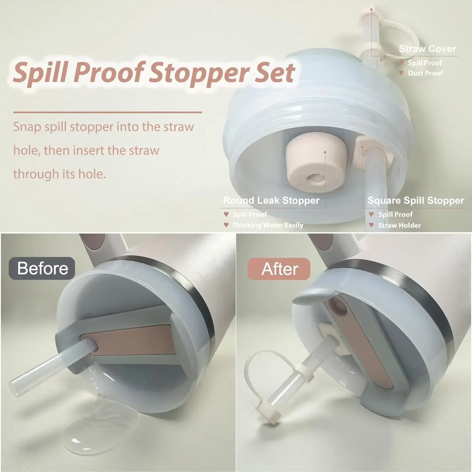 9pcs Spill Proof Stopper Set f - Bottle Stopper Set ulasan dan harga