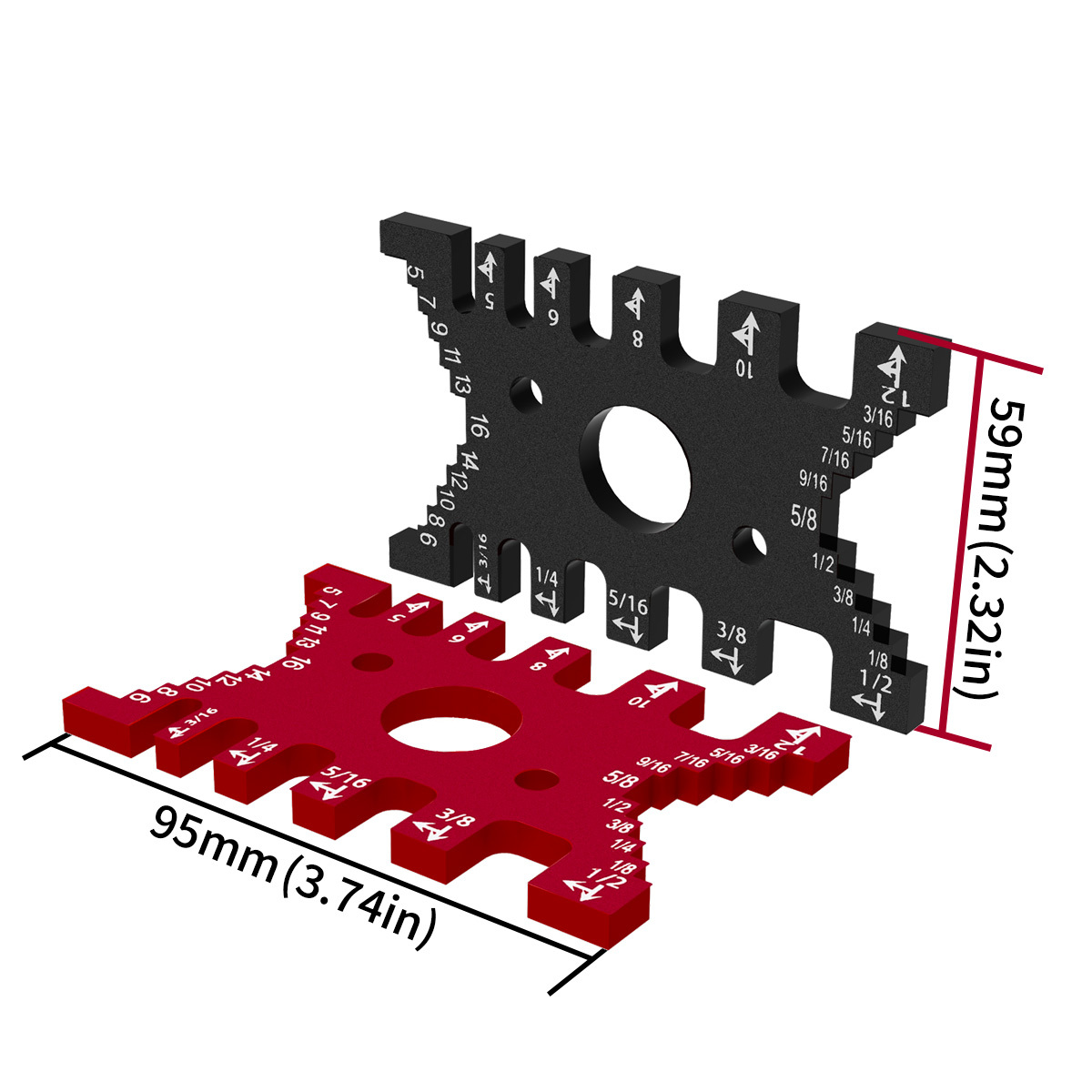 Aluminum Dovetail Jig Woodwork - Spirit Measure Jigger ulasan dan harga