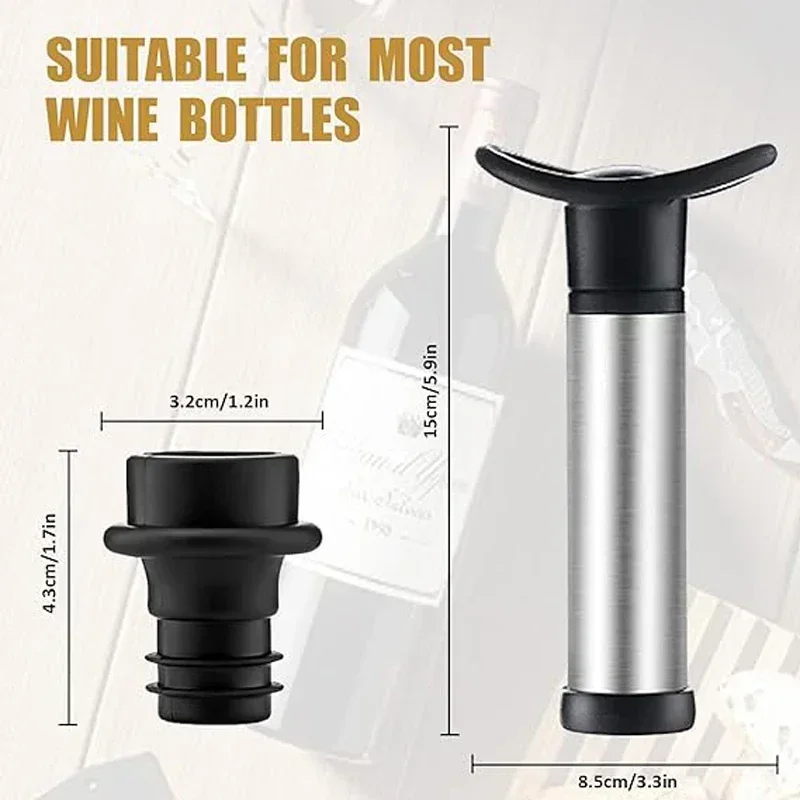 Vacuum Wine Pump Kit with Wine - Wine Stopper Vacuum ulasan dan harga
