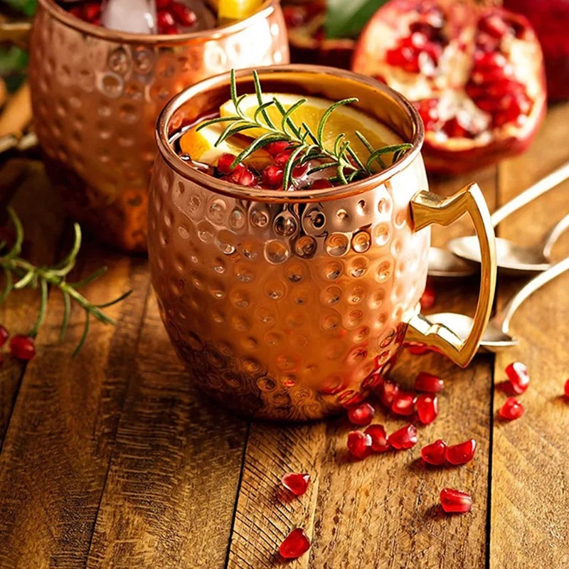 1-6PCS Cocktail Wine Cup Mosco - Wine Beer Coffee ulasan dan harga