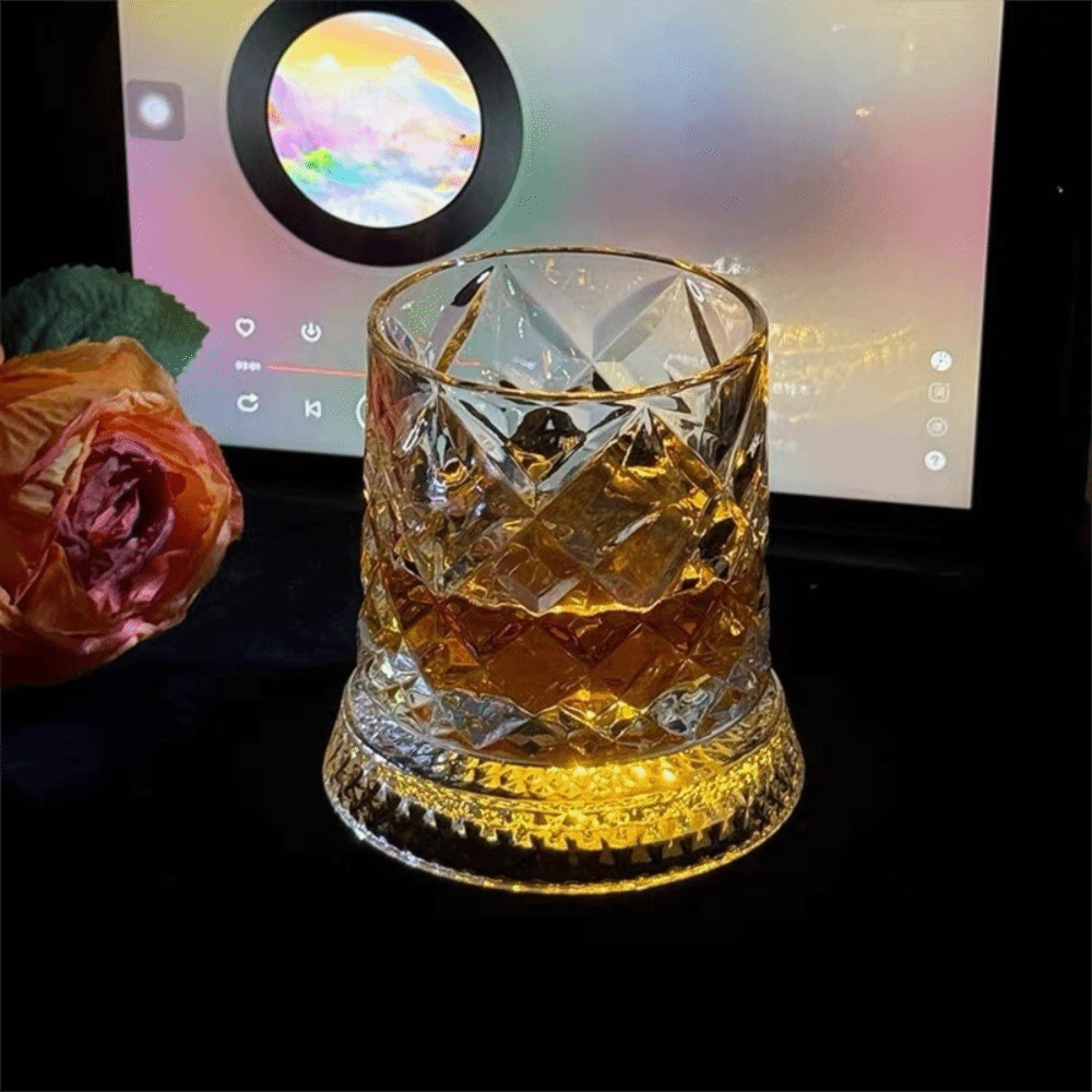 Unique 360 Degree Rotating Gla - Wine To Beer To Liquor ulasan dan harga