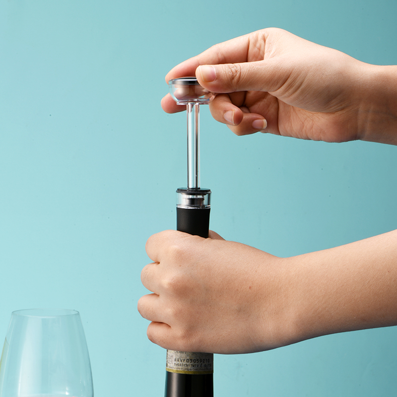 5PC Black Vacuum Pump Reusable - Wine Stopper Vacuum ulasan dan harga