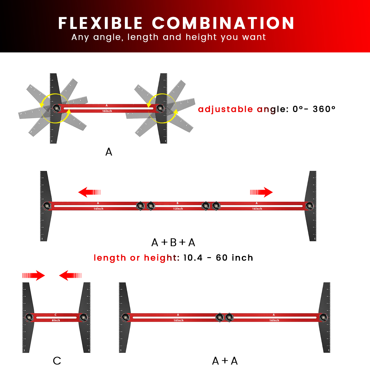Stair Tread Template Tool - St - Spirit Measure Jigger ulasan dan harga