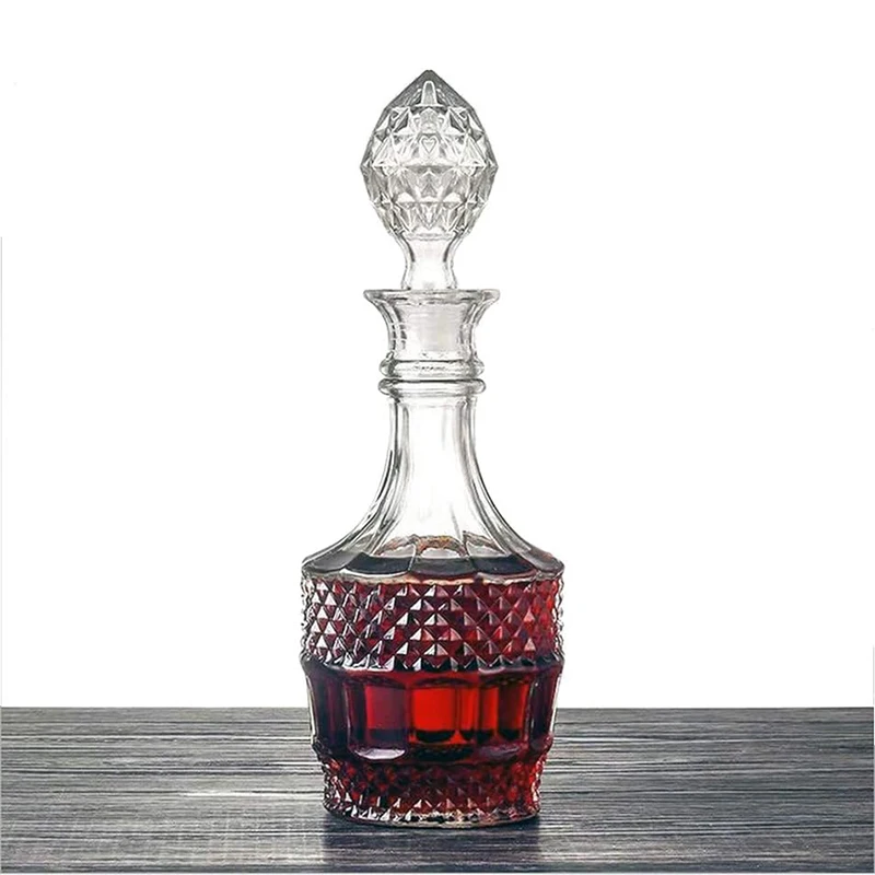 Liquor Decanter, Glass Decante - Bottle Stopper Set ulasan dan harga