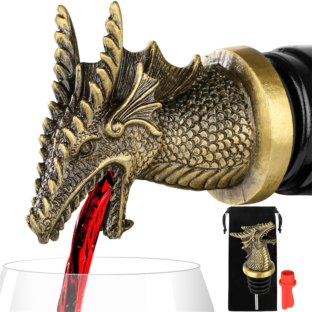 Dragon Decor Wine Bottle Stopp - Wine Stopper Vacuum ulasan dan harga