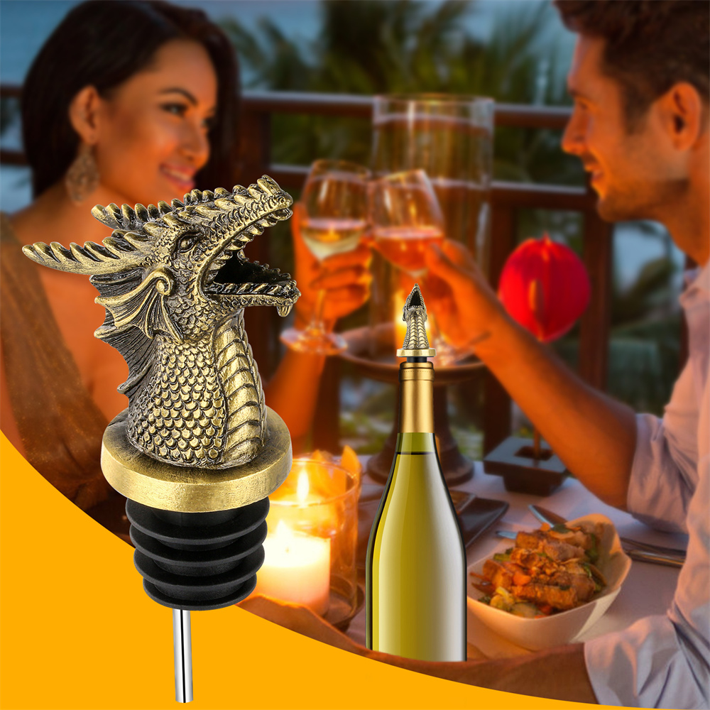 Dragon Decor Wine Bottle Stopp - Wine Stopper Vacuum ulasan dan harga