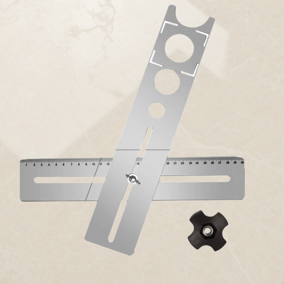 Adjustable Tile Hole Centering - Spirit Measure Jigger ulasan dan harga