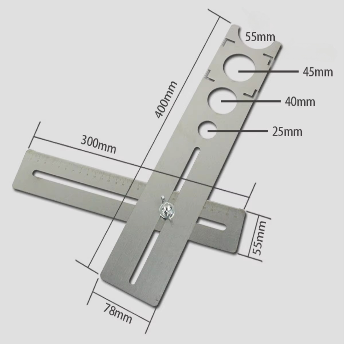 Adjustable Tile Hole Centering - Spirit Measure Jigger ulasan dan harga