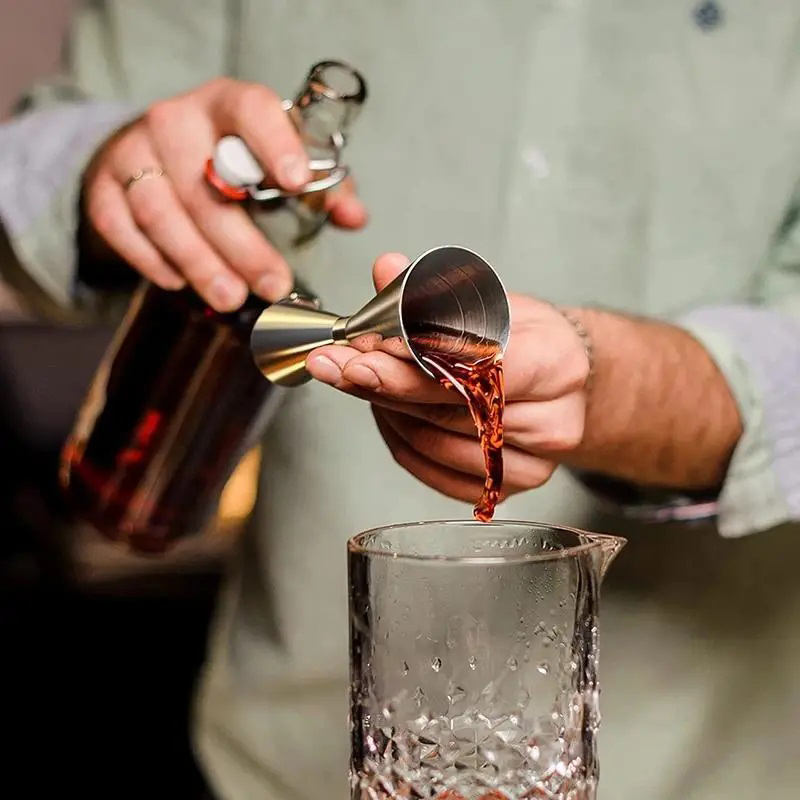 30/60ml Cocktail Bar Stainless - Spirit Measure Jigger ulasan dan harga
