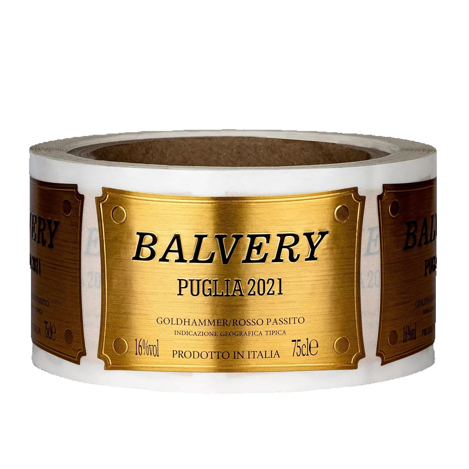 Gold Foil Embossed Metal Paper - Wine In Beer Bottle ulasan dan harga