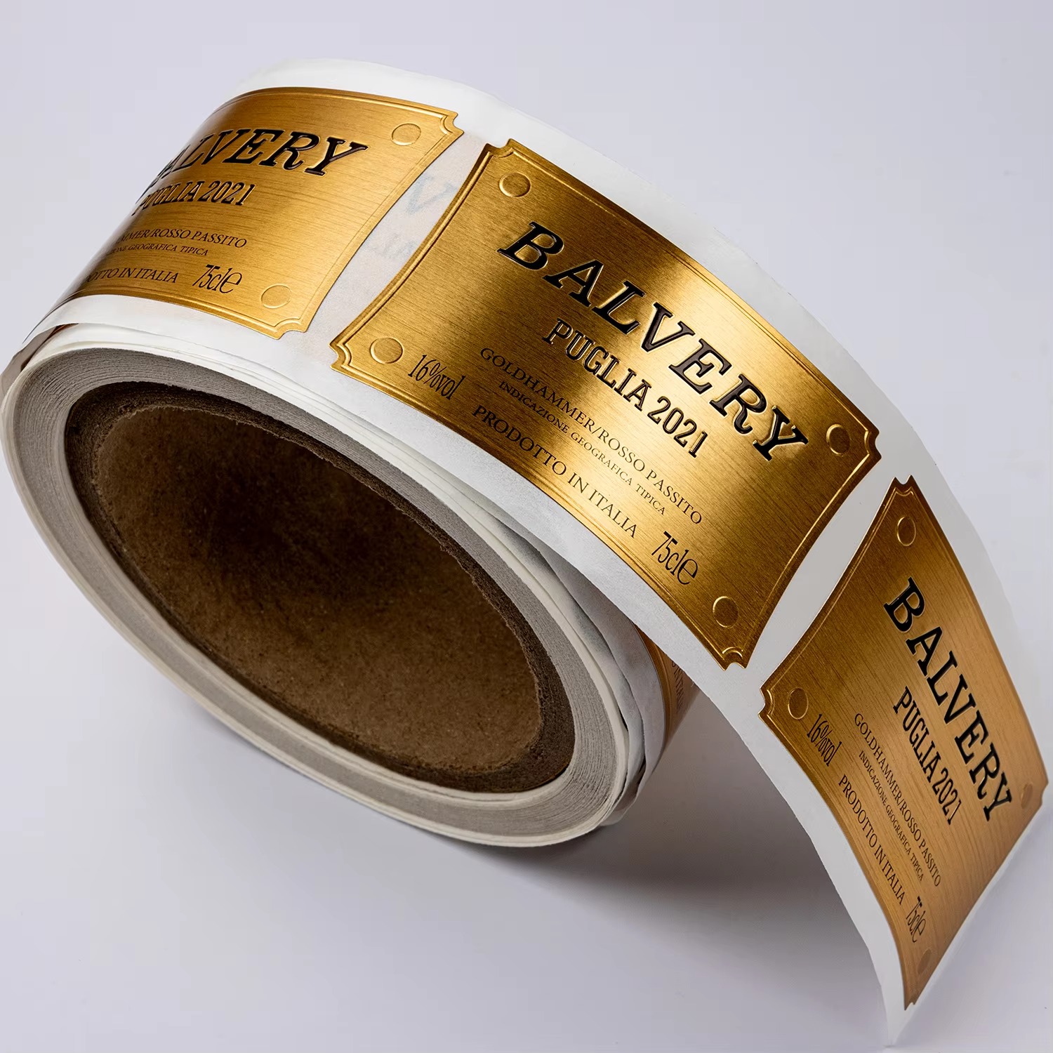 Gold Foil Embossed Metal Paper - Wine In Beer Bottle ulasan dan harga