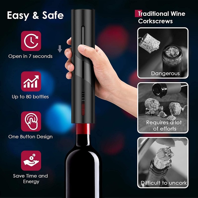 Rechargeable Multifunction Ele - Bottle Stopper Set ulasan dan harga