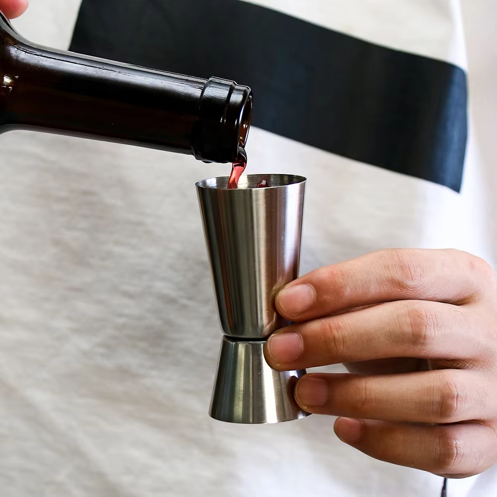 Stainless Steel Cocktail Measu - Spirit Measure Jigger ulasan dan harga