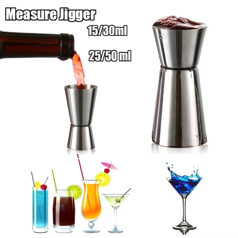 Stainless Steel Cocktail Measu - Spirit Measure Jigger ulasan dan harga