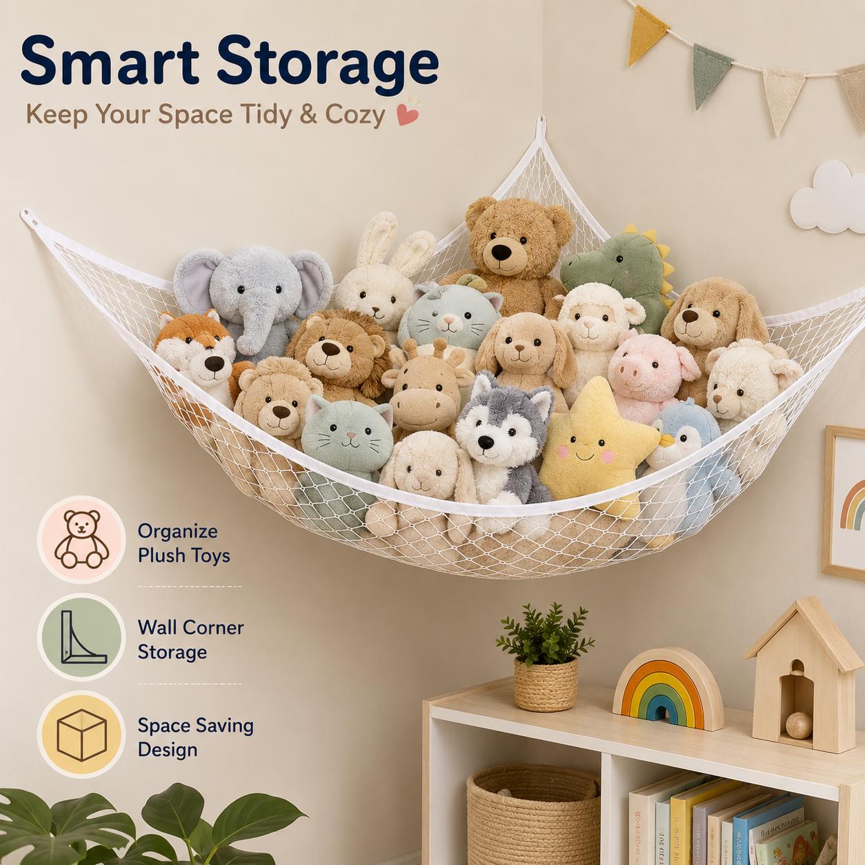 Mesh Toy Storage Hammock Hangi - Cocktail Shaker Set ulasan dan harga