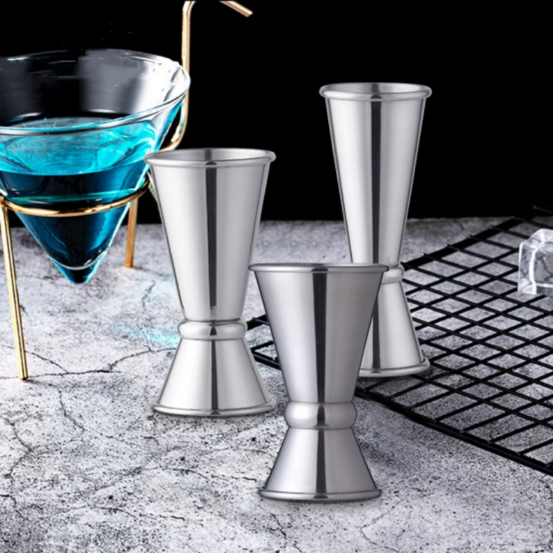 Dual Shot Measure Cup Stainles - Spirit Measure Jigger ulasan dan harga