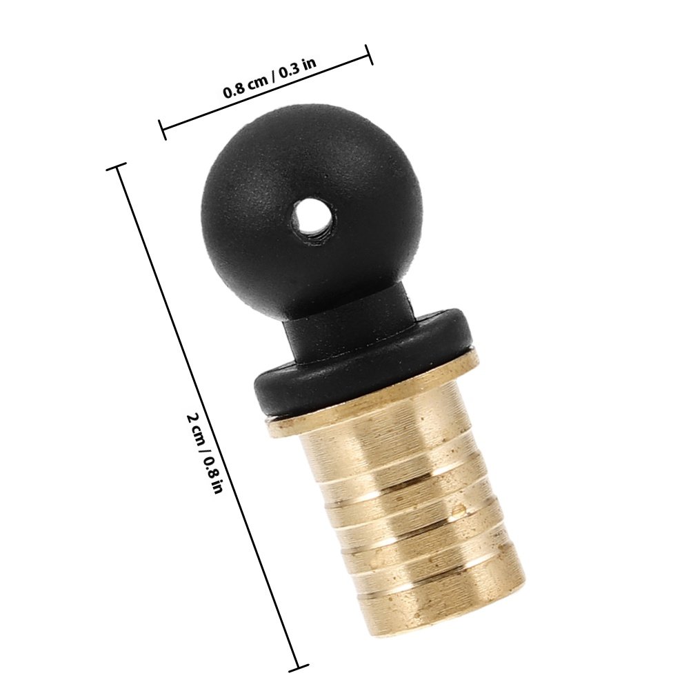 4Pcs Gourd Bottle Caps Brass W - Bottle Stopper Set ulasan dan harga