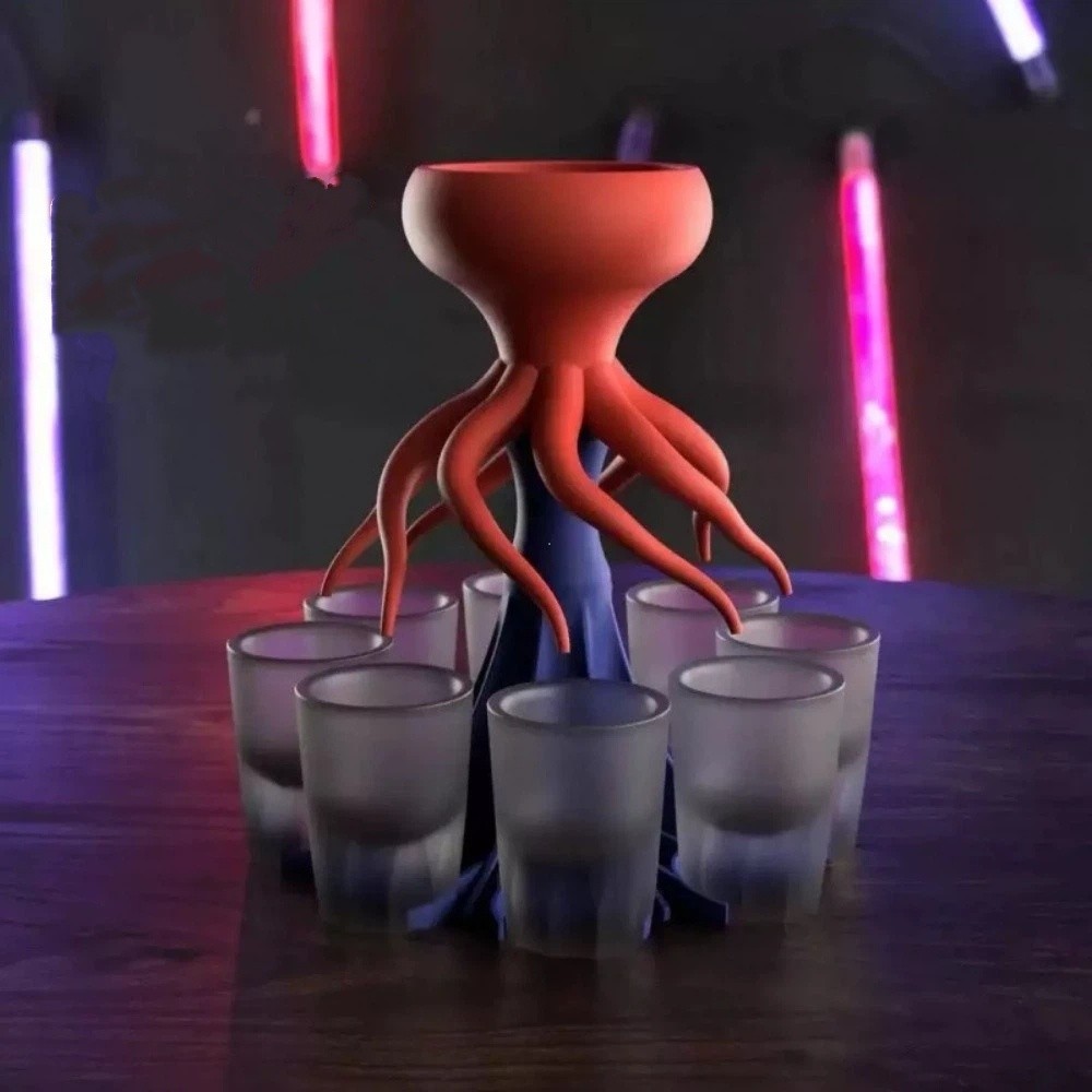 8 Holes 3D Printing Wine Distr - Wine To Beer To Liquor ulasan dan harga