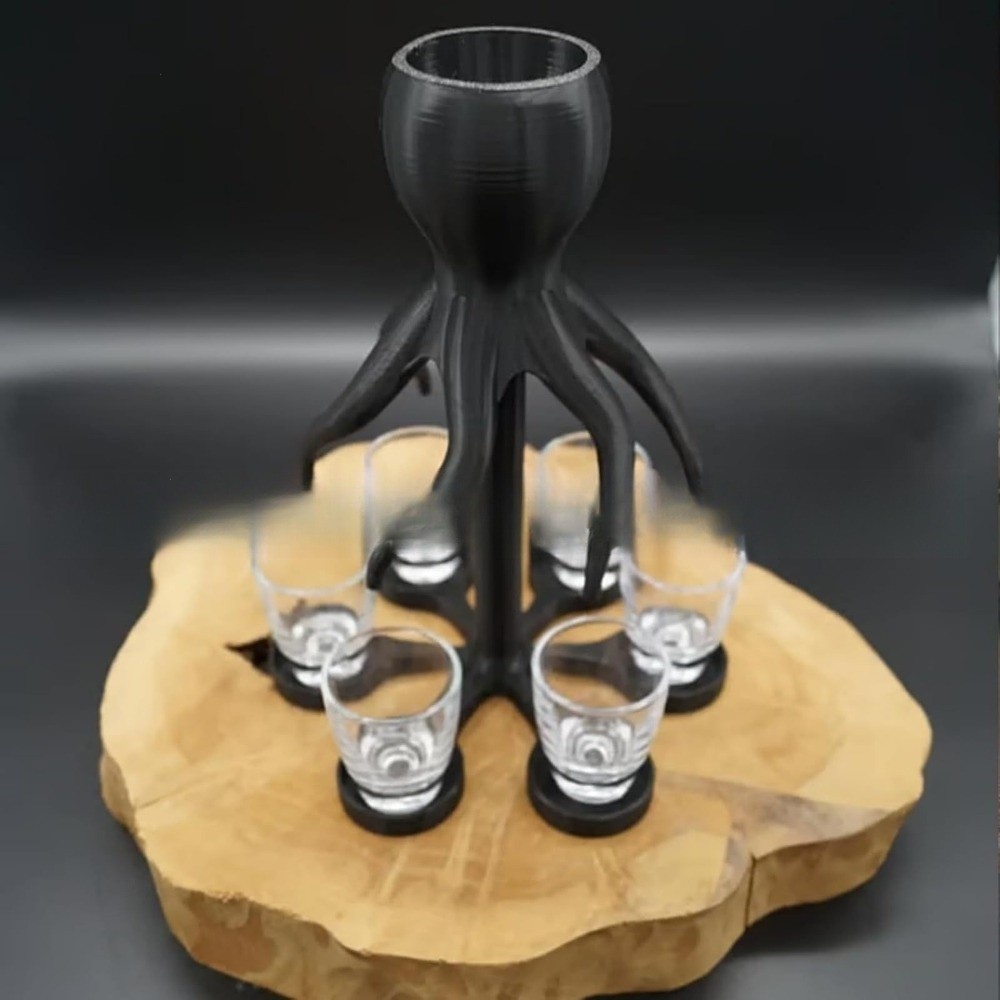 8 Holes 3D Printing Wine Distr - Wine To Beer To Liquor ulasan dan harga