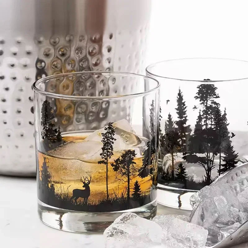 1pcs Iced Coffee Mug Foreign W - Wine Beer Whiskey Year ulasan dan harga