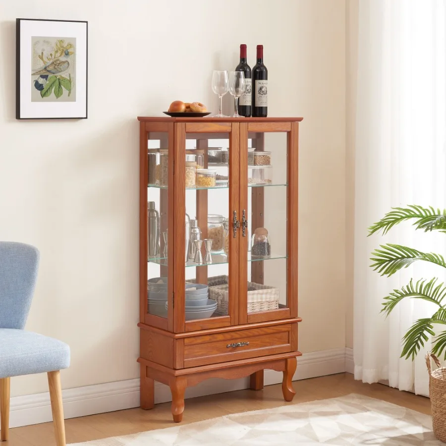 Lighted Glass Cabinet Glass Wi - Wine & Beer Hydrometer ulasan dan harga