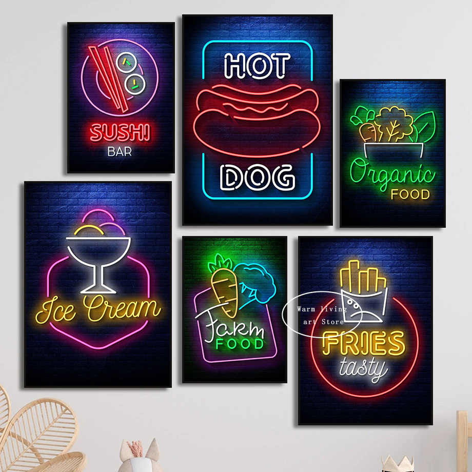 1pc frameless Canvas Painting  - Wine Beer Pizza ulasan dan harga