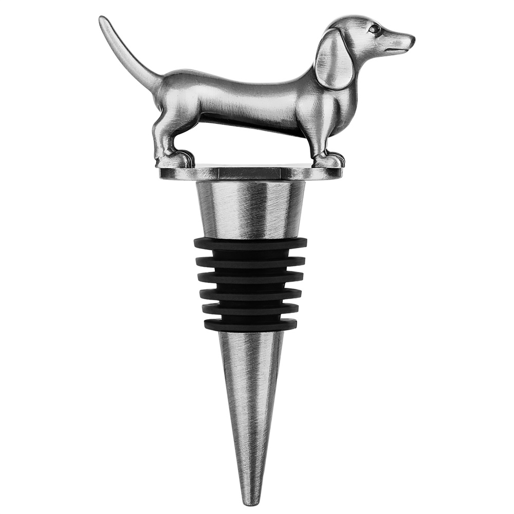 Wine Bottle Stopper Dachshund  - Wine Stopper Vacuum ulasan dan harga