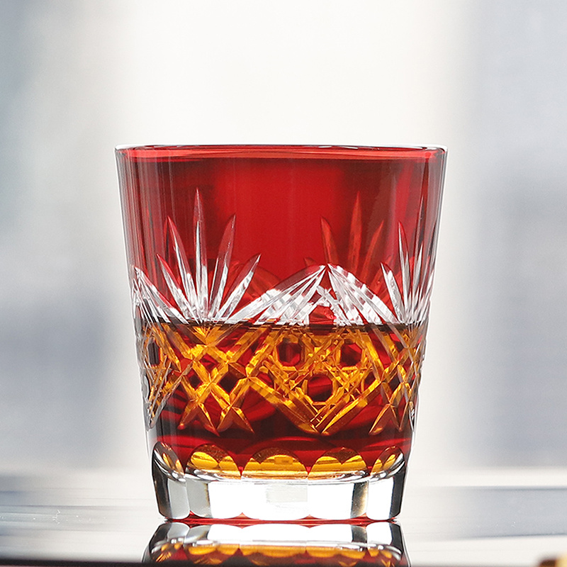 Red Edo Crystal Whisky Glass J - Wine To Beer To Liquor ulasan dan harga