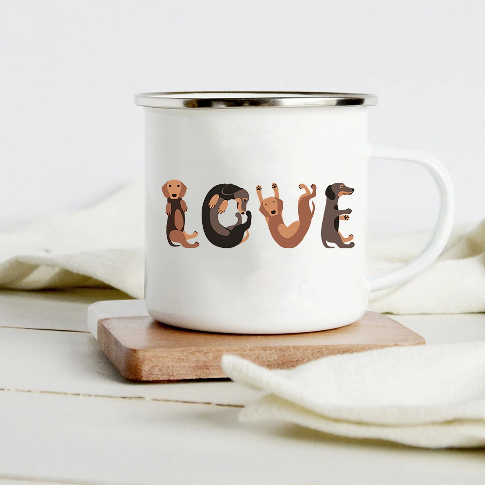 Funny Dachshund Print Creative - Wine Beer Coffee ulasan dan harga