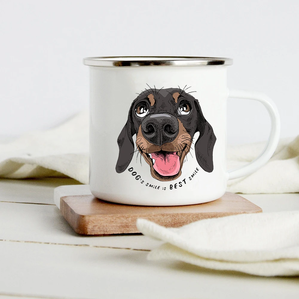 Funny Dachshund Print Creative - Wine Beer Coffee ulasan dan harga