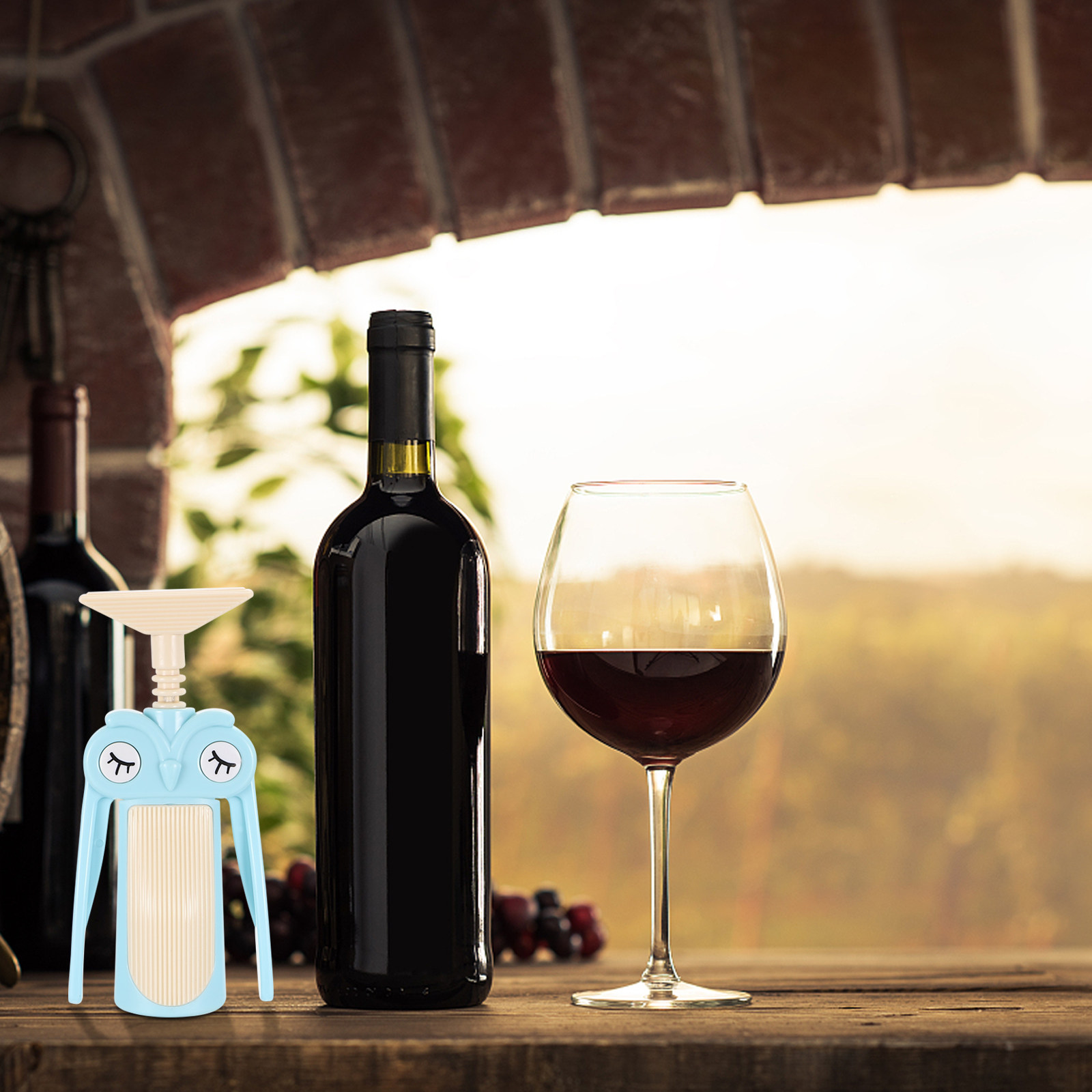 Wine Bottle Opener Manual Cork - Wine In Beer Bottle ulasan dan harga