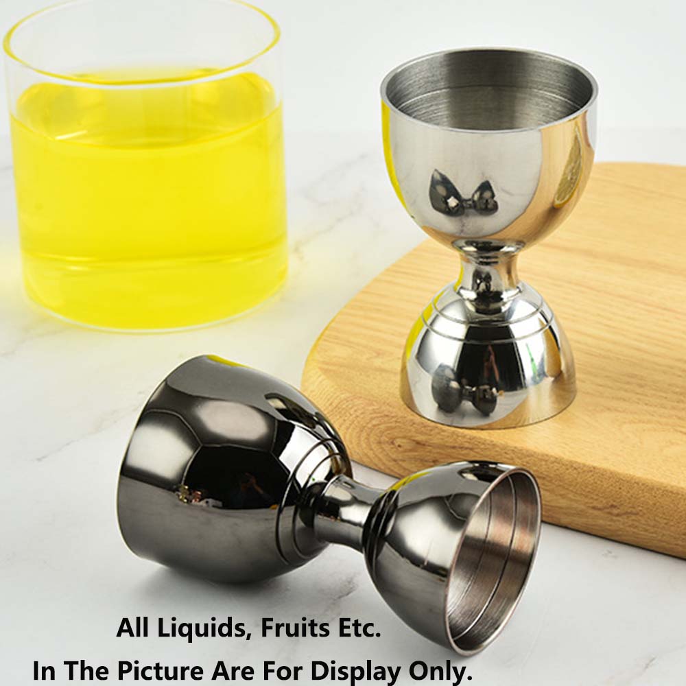 Stainless Steel Cocktail Shake - Spirit Measure Jigger ulasan dan harga